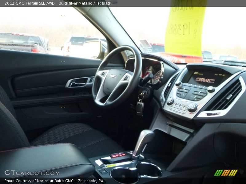 Quicksilver Metallic / Jet Black 2012 GMC Terrain SLE AWD