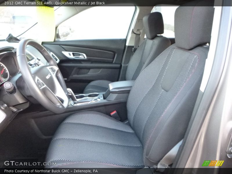 Quicksilver Metallic / Jet Black 2012 GMC Terrain SLE AWD