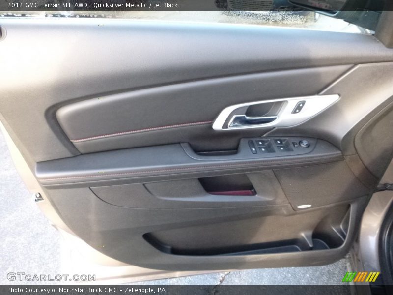 Quicksilver Metallic / Jet Black 2012 GMC Terrain SLE AWD