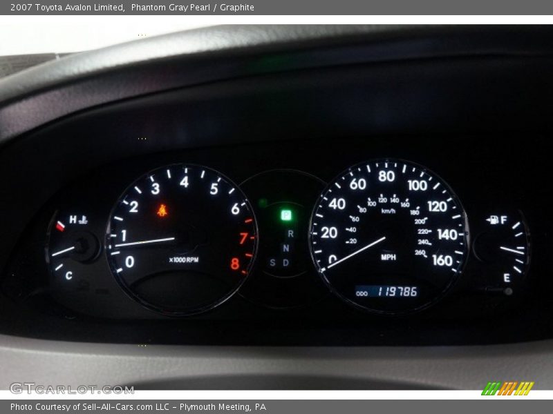 Phantom Gray Pearl / Graphite 2007 Toyota Avalon Limited