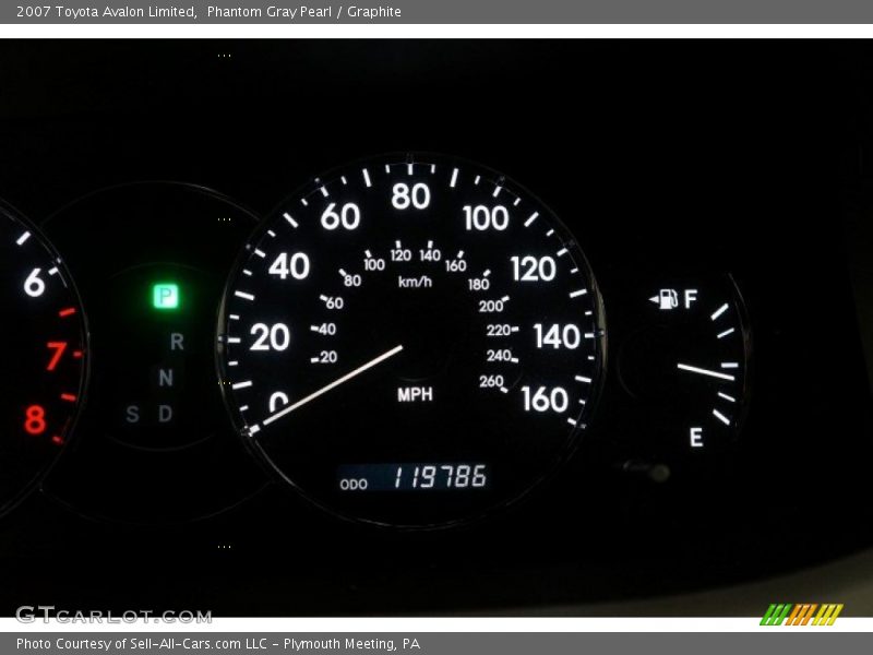 Phantom Gray Pearl / Graphite 2007 Toyota Avalon Limited