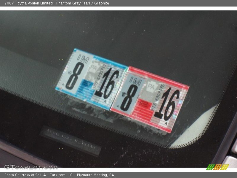 Phantom Gray Pearl / Graphite 2007 Toyota Avalon Limited