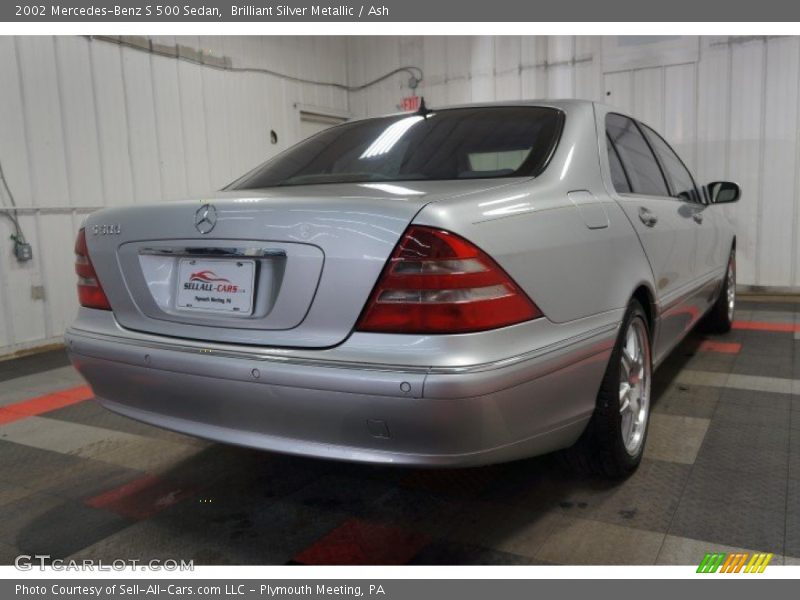 Brilliant Silver Metallic / Ash 2002 Mercedes-Benz S 500 Sedan