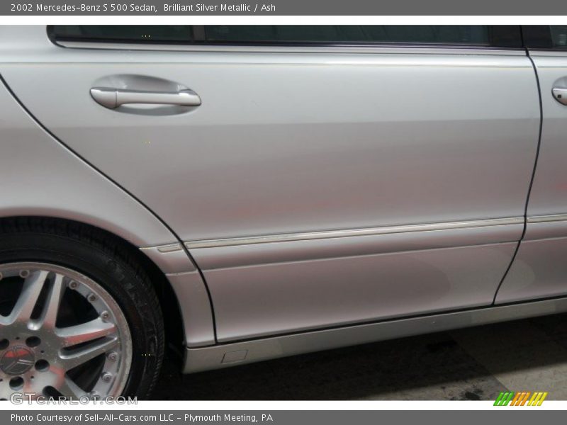 Brilliant Silver Metallic / Ash 2002 Mercedes-Benz S 500 Sedan