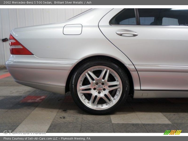 Brilliant Silver Metallic / Ash 2002 Mercedes-Benz S 500 Sedan