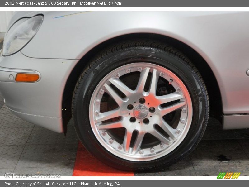 Brilliant Silver Metallic / Ash 2002 Mercedes-Benz S 500 Sedan