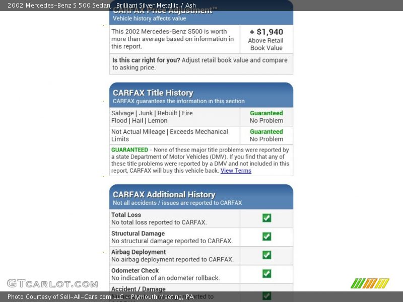 Brilliant Silver Metallic / Ash 2002 Mercedes-Benz S 500 Sedan
