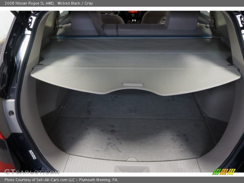 Wicked Black / Gray 2008 Nissan Rogue SL AWD