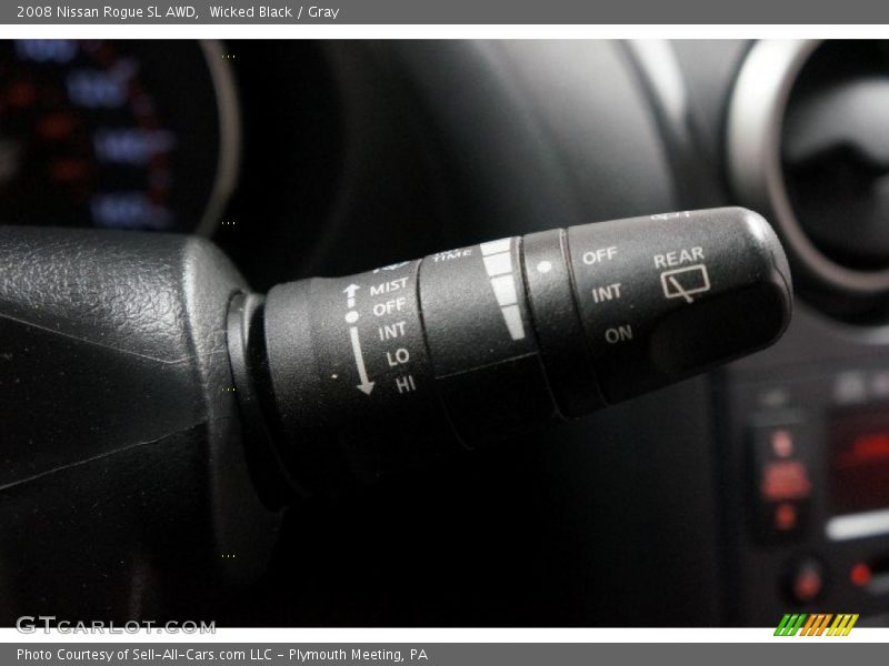 Wicked Black / Gray 2008 Nissan Rogue SL AWD