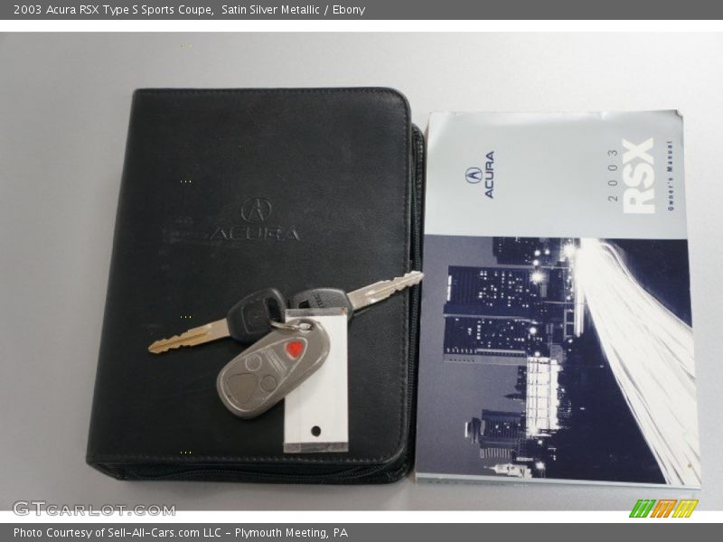 Satin Silver Metallic / Ebony 2003 Acura RSX Type S Sports Coupe