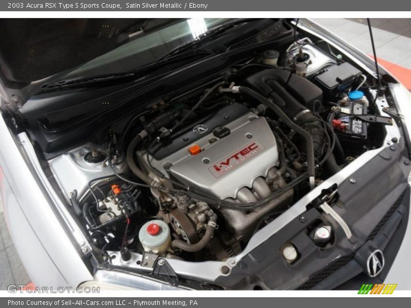 Satin Silver Metallic / Ebony 2003 Acura RSX Type S Sports Coupe
