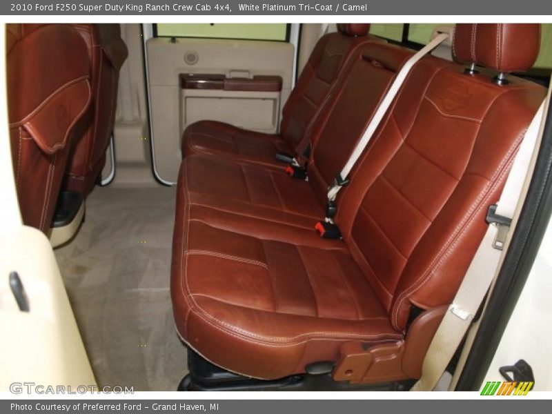 Rear Seat of 2010 F250 Super Duty King Ranch Crew Cab 4x4