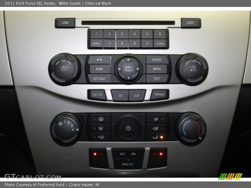 White Suede / Charcoal Black 2011 Ford Focus SEL Sedan