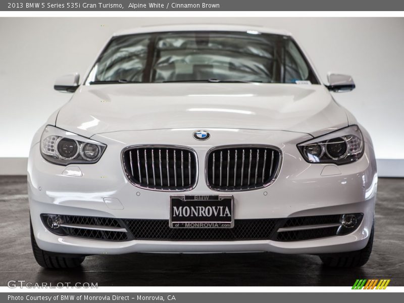 Alpine White / Cinnamon Brown 2013 BMW 5 Series 535i Gran Turismo