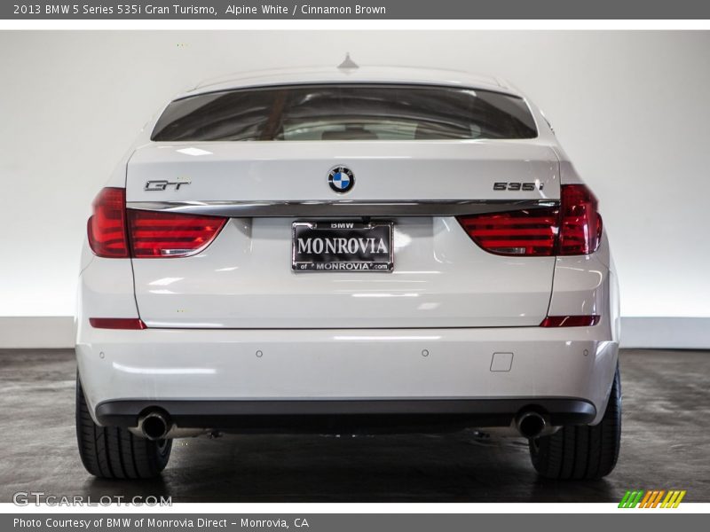 Alpine White / Cinnamon Brown 2013 BMW 5 Series 535i Gran Turismo