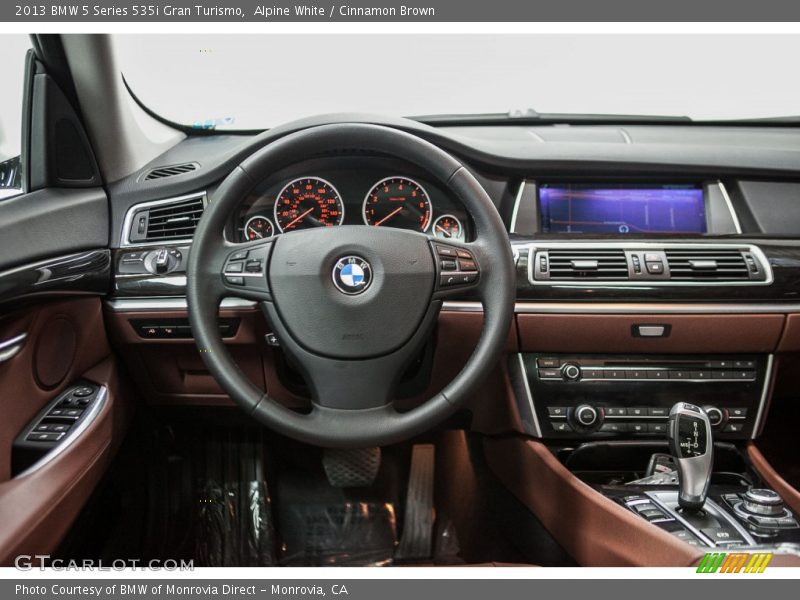 Alpine White / Cinnamon Brown 2013 BMW 5 Series 535i Gran Turismo