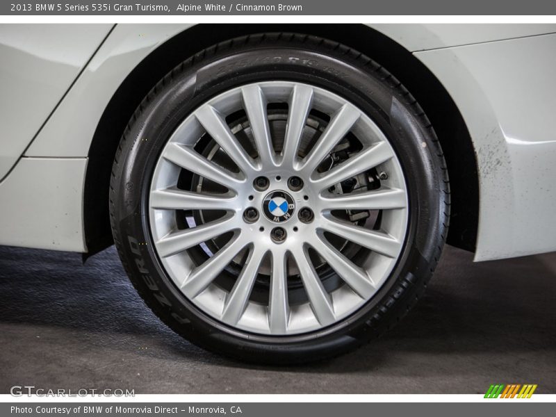 Alpine White / Cinnamon Brown 2013 BMW 5 Series 535i Gran Turismo