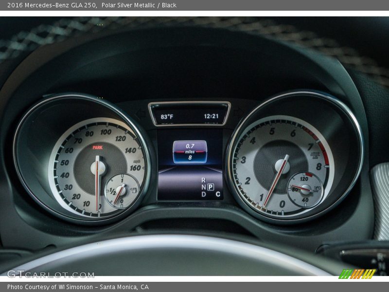  2016 GLA 250 250 Gauges