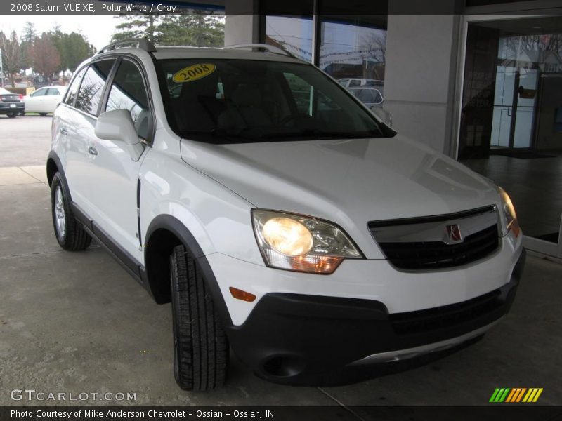 Polar White / Gray 2008 Saturn VUE XE