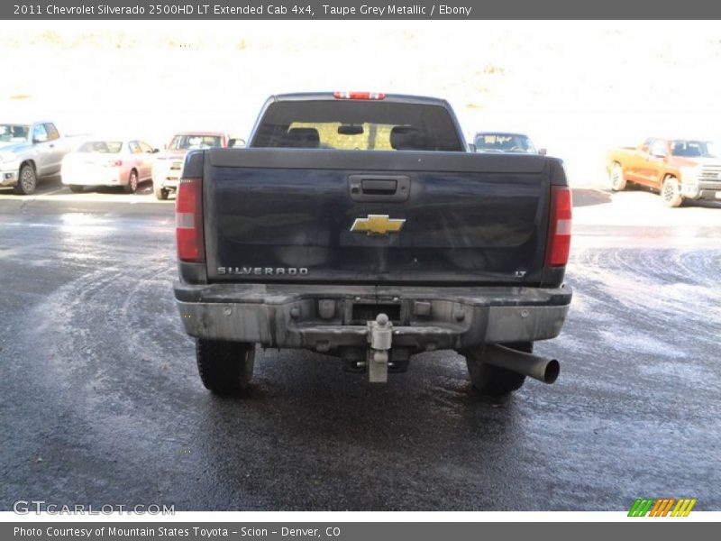 Taupe Grey Metallic / Ebony 2011 Chevrolet Silverado 2500HD LT Extended Cab 4x4