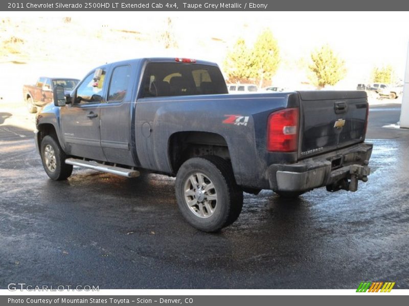 Taupe Grey Metallic / Ebony 2011 Chevrolet Silverado 2500HD LT Extended Cab 4x4