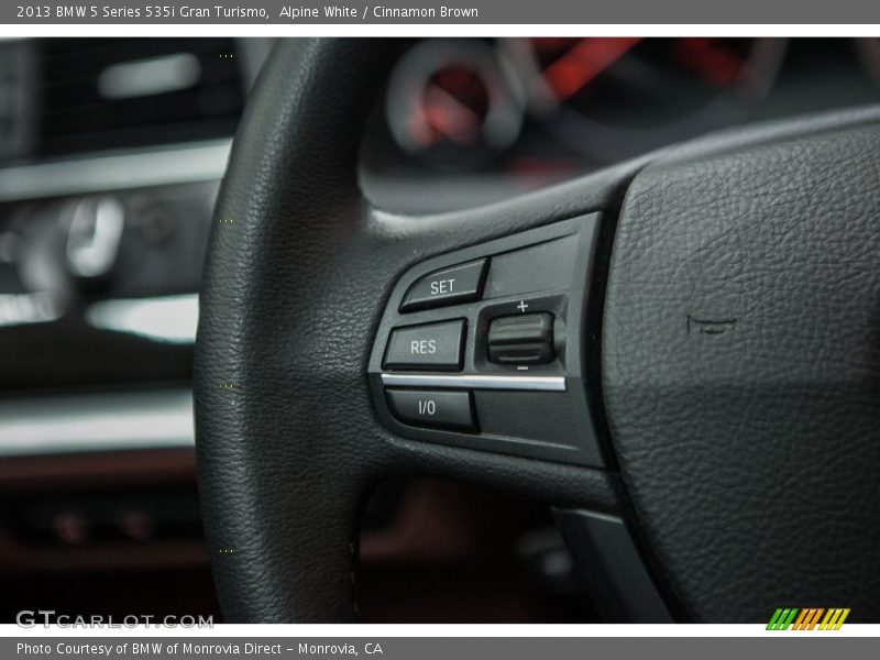 Alpine White / Cinnamon Brown 2013 BMW 5 Series 535i Gran Turismo