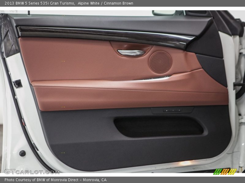 Alpine White / Cinnamon Brown 2013 BMW 5 Series 535i Gran Turismo