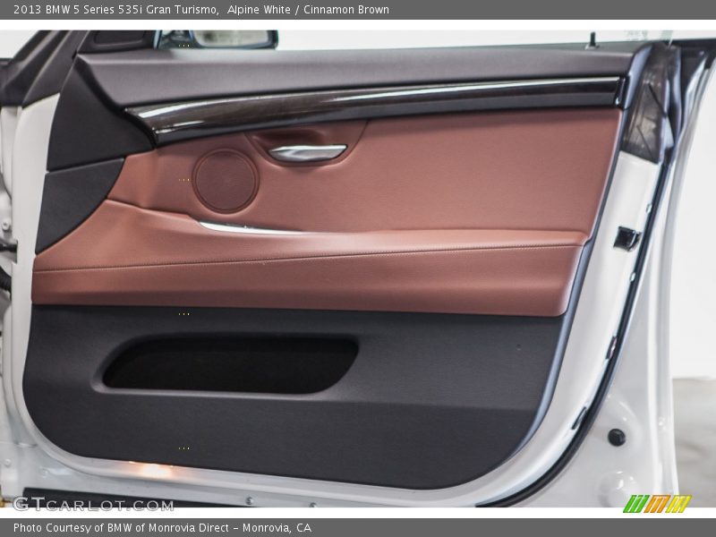 Alpine White / Cinnamon Brown 2013 BMW 5 Series 535i Gran Turismo