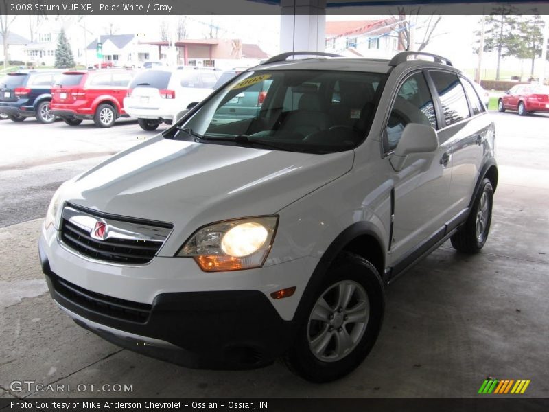 Polar White / Gray 2008 Saturn VUE XE