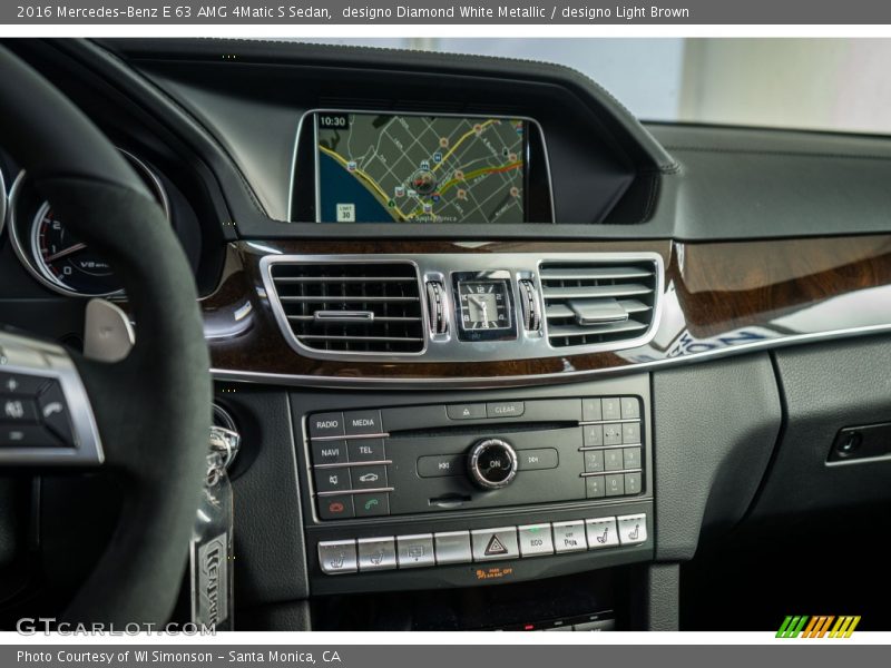 Controls of 2016 E 63 AMG 4Matic S Sedan