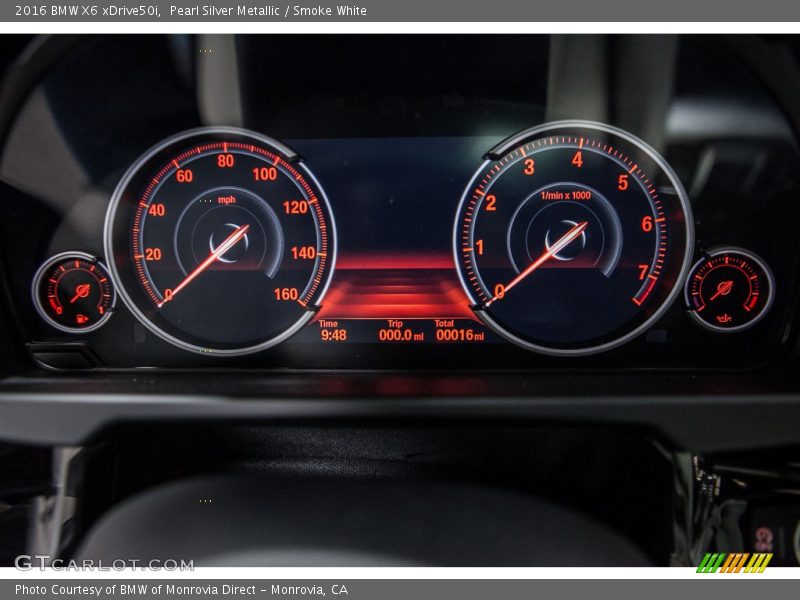  2016 X6 xDrive50i xDrive50i Gauges