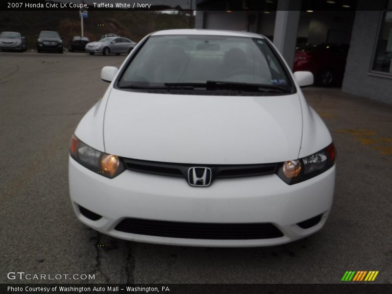 Taffeta White / Ivory 2007 Honda Civic LX Coupe