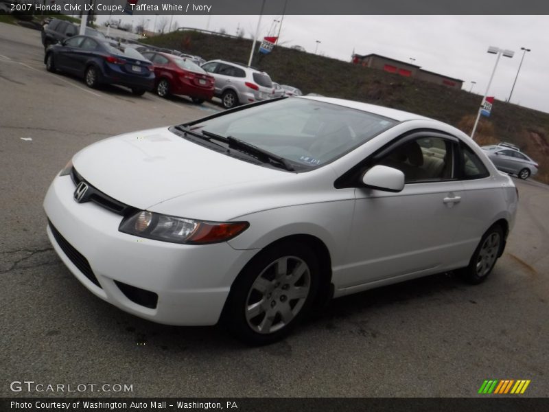 Taffeta White / Ivory 2007 Honda Civic LX Coupe