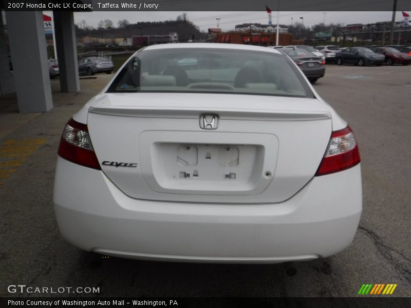 Taffeta White / Ivory 2007 Honda Civic LX Coupe