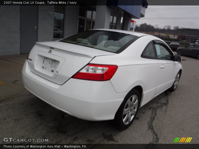 Taffeta White / Ivory 2007 Honda Civic LX Coupe