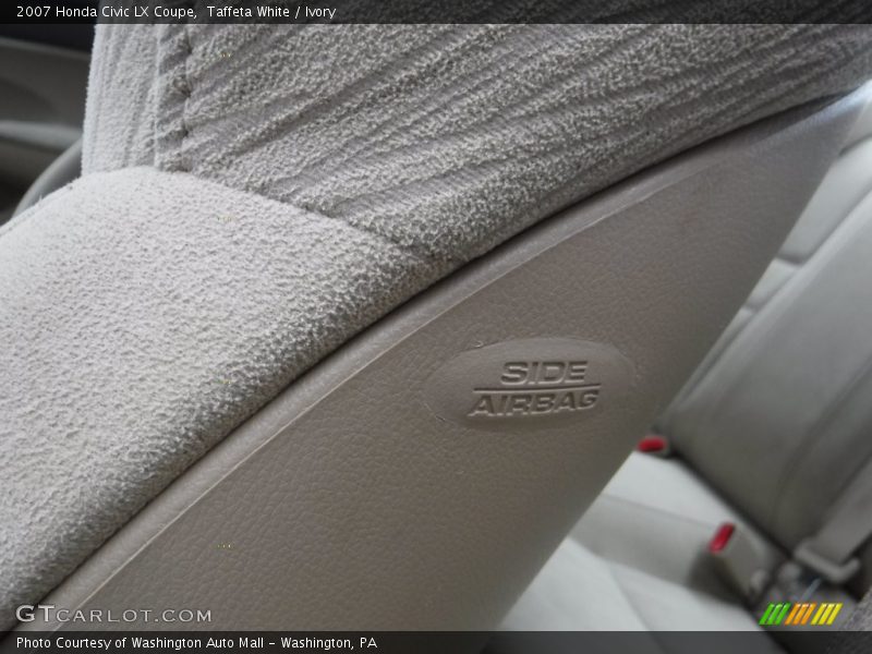 Taffeta White / Ivory 2007 Honda Civic LX Coupe
