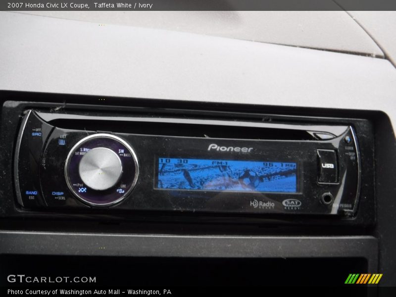 Taffeta White / Ivory 2007 Honda Civic LX Coupe