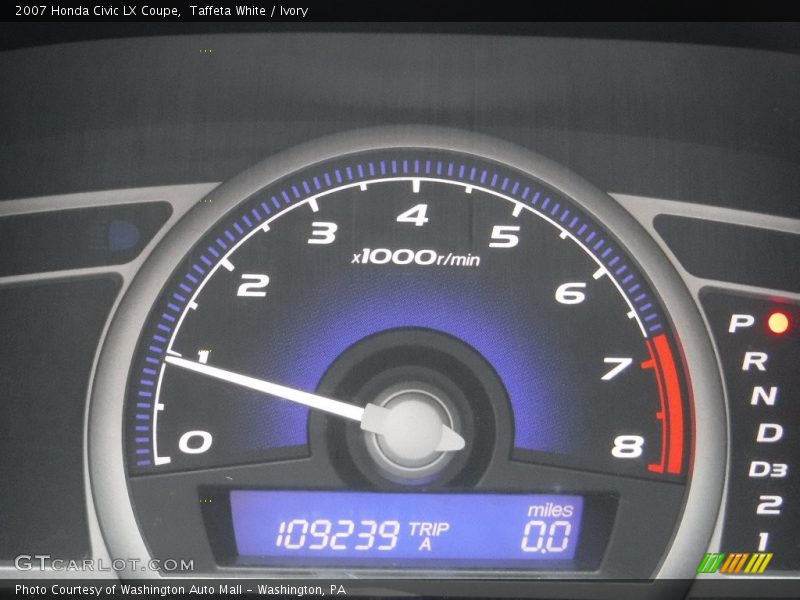 Taffeta White / Ivory 2007 Honda Civic LX Coupe