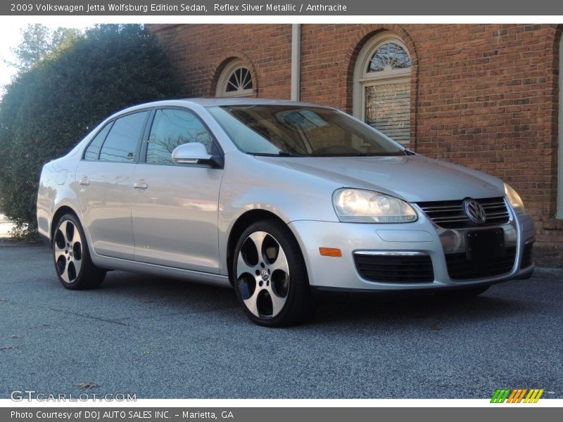 Reflex Silver Metallic / Anthracite 2009 Volkswagen Jetta Wolfsburg Edition Sedan