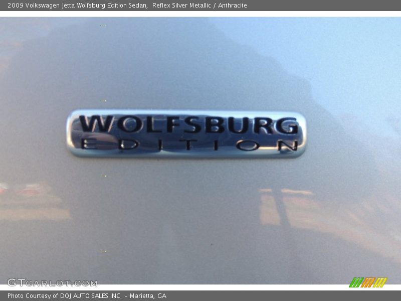 Reflex Silver Metallic / Anthracite 2009 Volkswagen Jetta Wolfsburg Edition Sedan