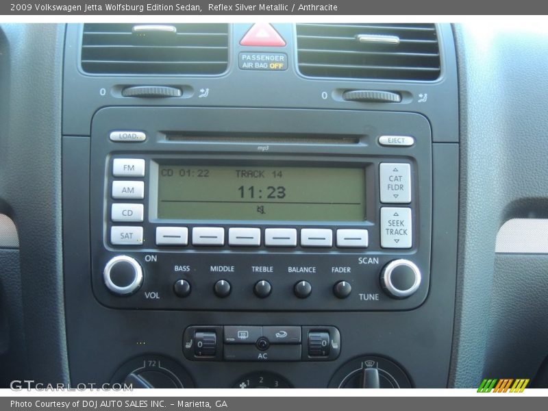 Reflex Silver Metallic / Anthracite 2009 Volkswagen Jetta Wolfsburg Edition Sedan