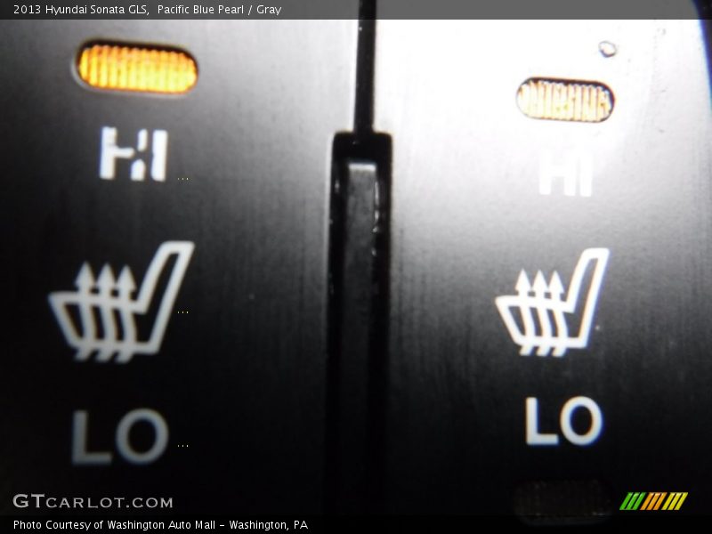 Pacific Blue Pearl / Gray 2013 Hyundai Sonata GLS