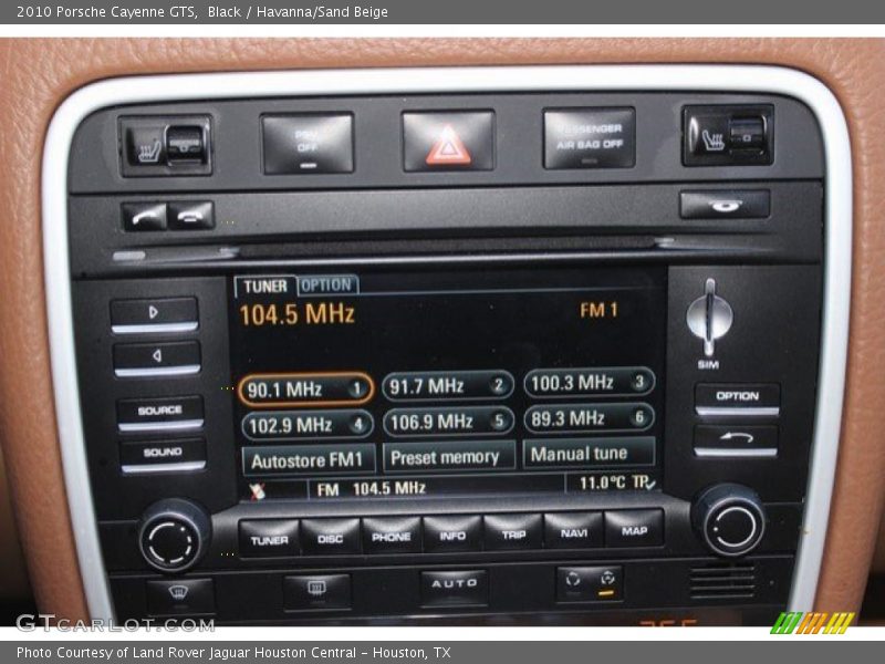 Black / Havanna/Sand Beige 2010 Porsche Cayenne GTS