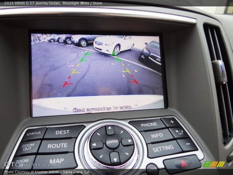 Moonlight White / Stone 2013 Infiniti G 37 Journey Sedan