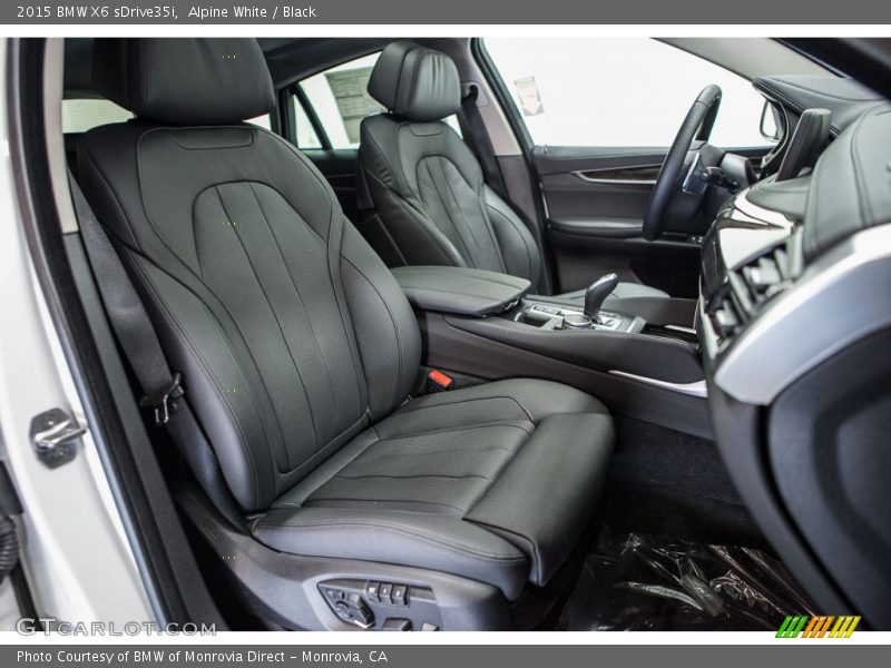 Front Seat of 2015 X6 sDrive35i