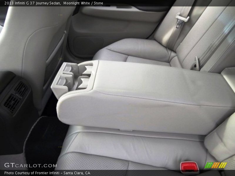 Moonlight White / Stone 2013 Infiniti G 37 Journey Sedan