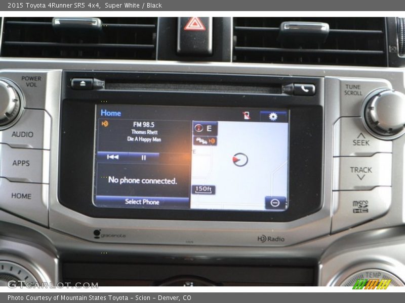 Super White / Black 2015 Toyota 4Runner SR5 4x4