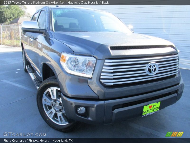 Magnetic Gray Metallic / Black 2015 Toyota Tundra Platinum CrewMax 4x4
