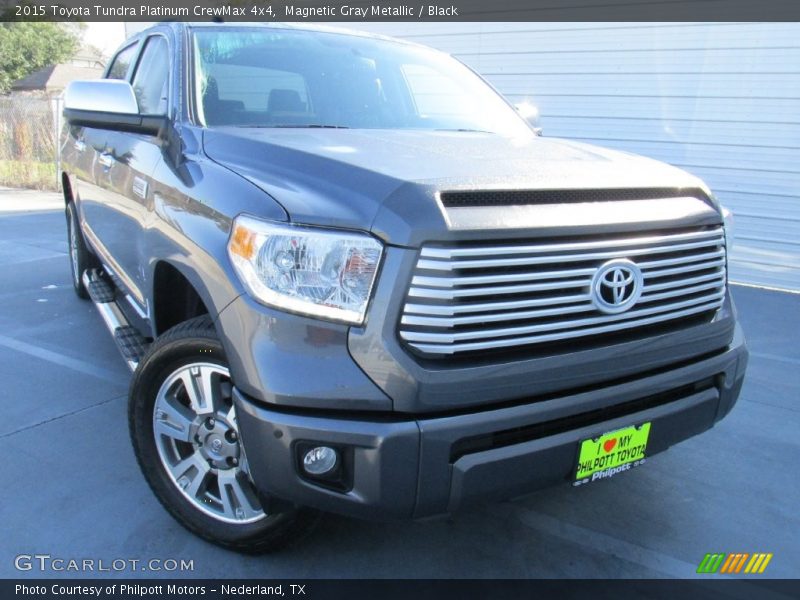 Magnetic Gray Metallic / Black 2015 Toyota Tundra Platinum CrewMax 4x4