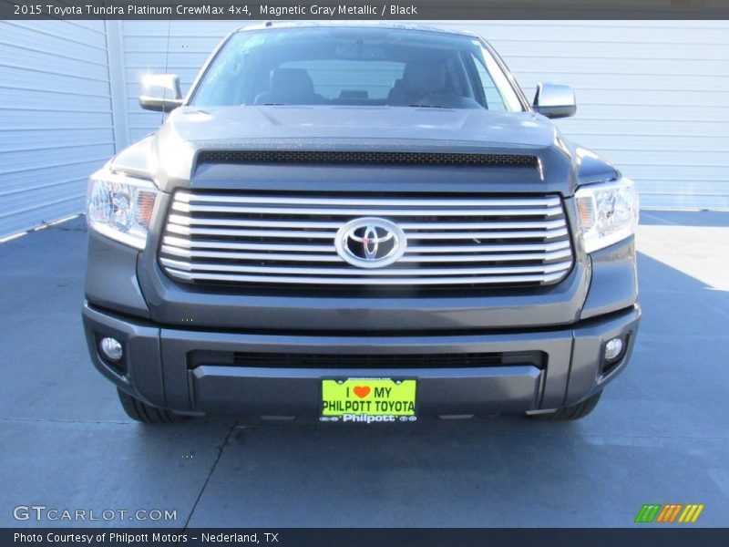 Magnetic Gray Metallic / Black 2015 Toyota Tundra Platinum CrewMax 4x4